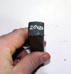 Внутренняя заглушка для профильной трубы 20x20